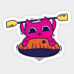 Sodapoppin Cat 3 - The Boating Incident ( Fanart ) Sticker
